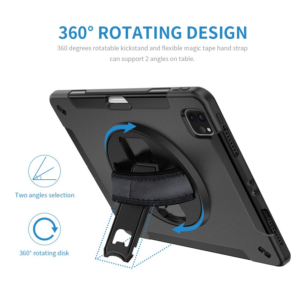 iPad BLACKTECH Defender Case - Black iPad 10th and 11th Generation