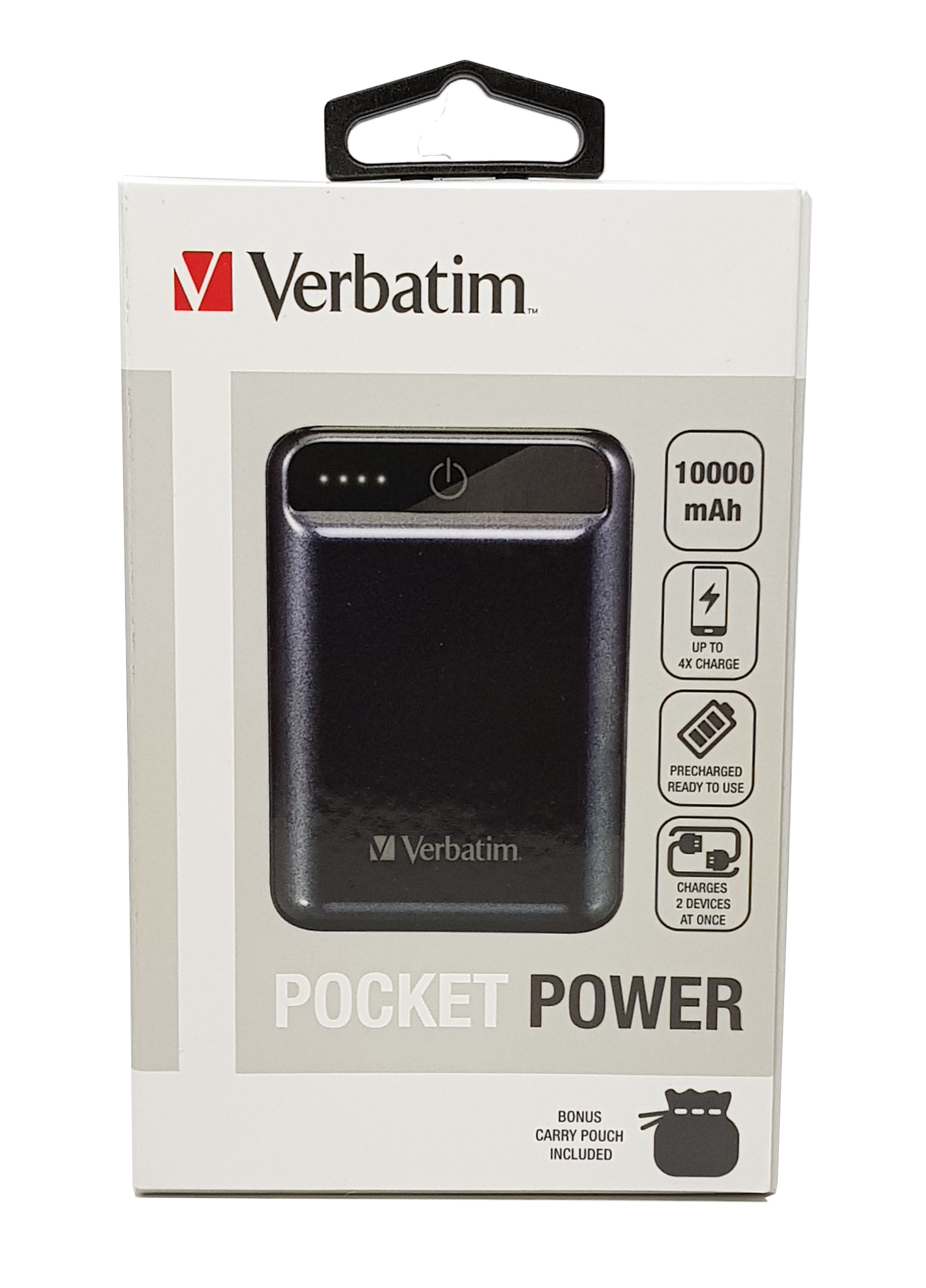 Verbatim Pocket Power Pack  10,000 mAh - GRAPHITE