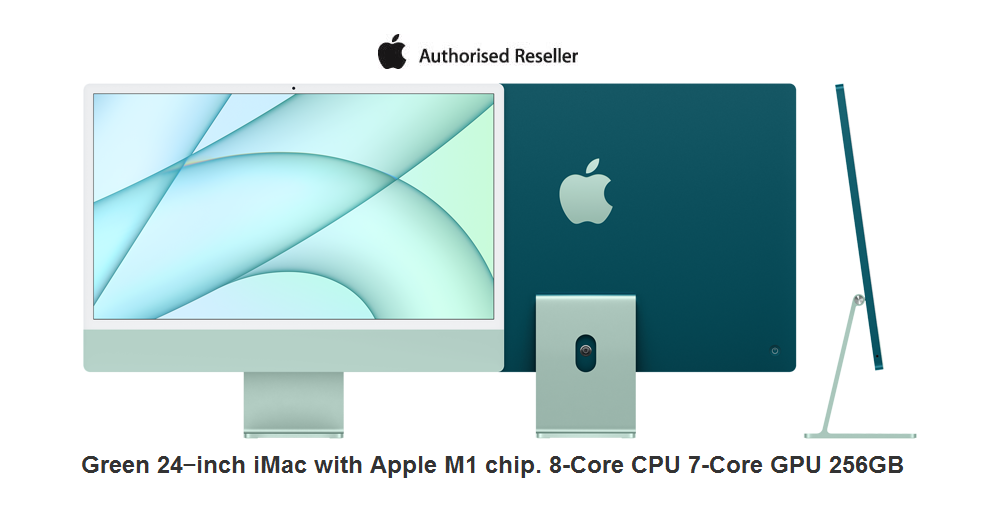 iMac 24‑inch with Apple M1 chip 256GB 8-Core CPU 7-Core GPU - Green