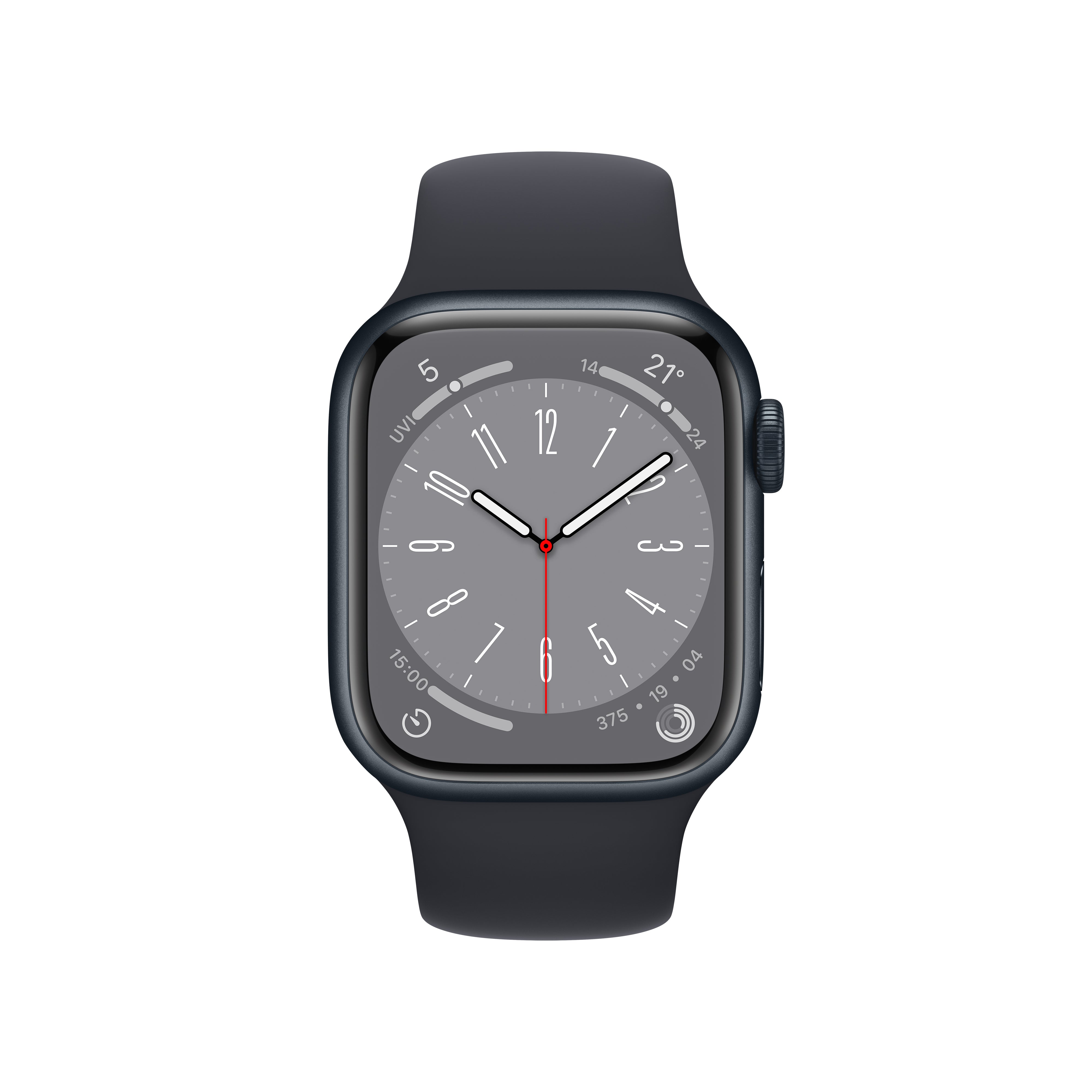 Apple Watch Series 8 GPS - 41mm Midnight Aluminium Case with Midnight Sport Band