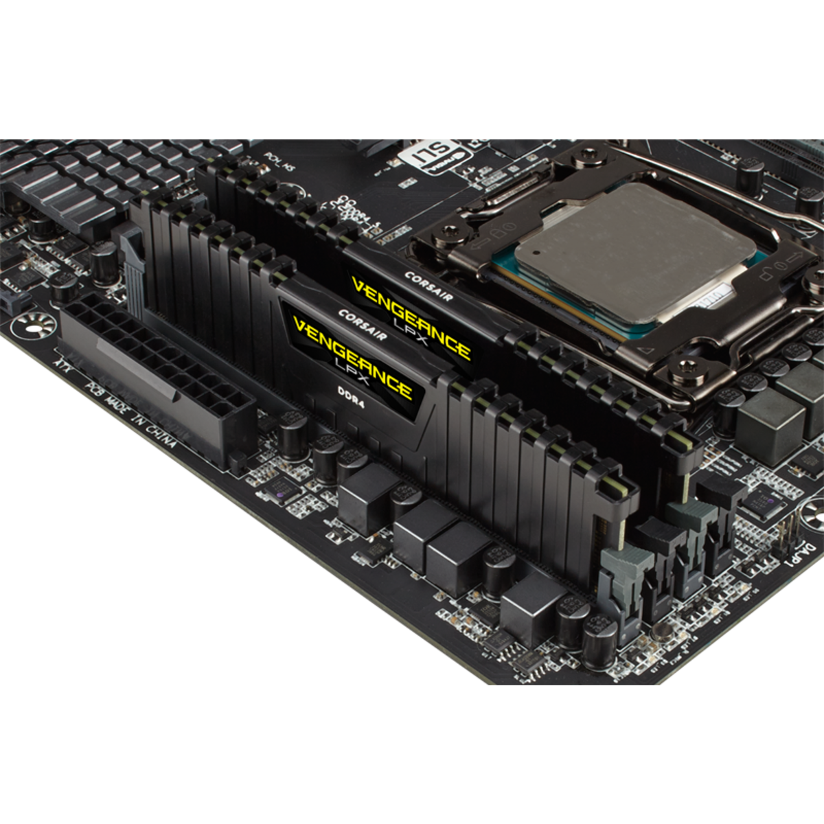 Corsair VENGEANCE® LPX 16GB (2 x 8GB) DDR4 DRAM 2400MHz C16 Memory Kit - Black