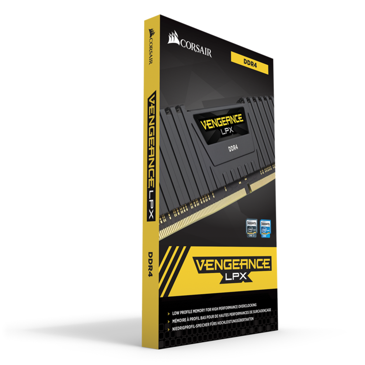 Corsair VENGEANCE® LPX 16GB (2 x 8GB) DDR4 DRAM 2400MHz C16 Memory Kit - Black