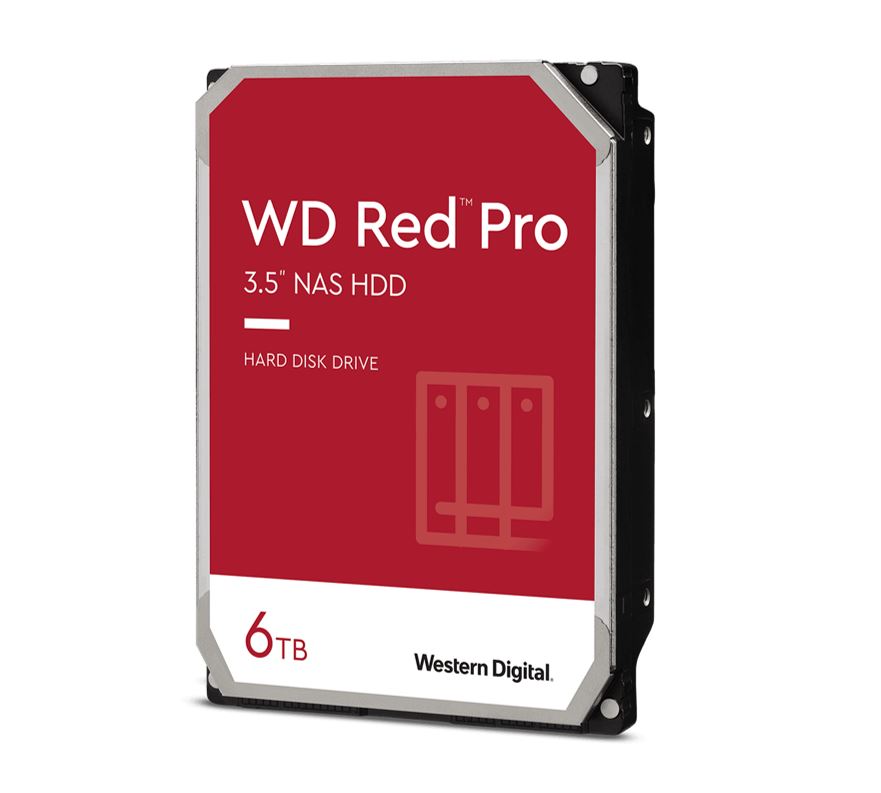 WD Red Pro NAS Storage,3.5",6TB,227MB,SATA 6Gbps 5YRS