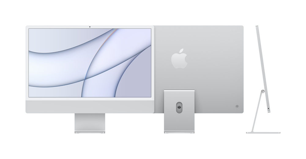 iMac 24‑inch with M1 Chip 8C CPU & 7C GPU 256GB SSD 8GB Memory - Silver