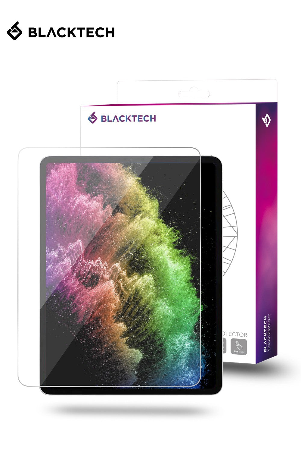 iPad 7/8/9 10.2 inches BLACKTECH Tempered Glass - Clear