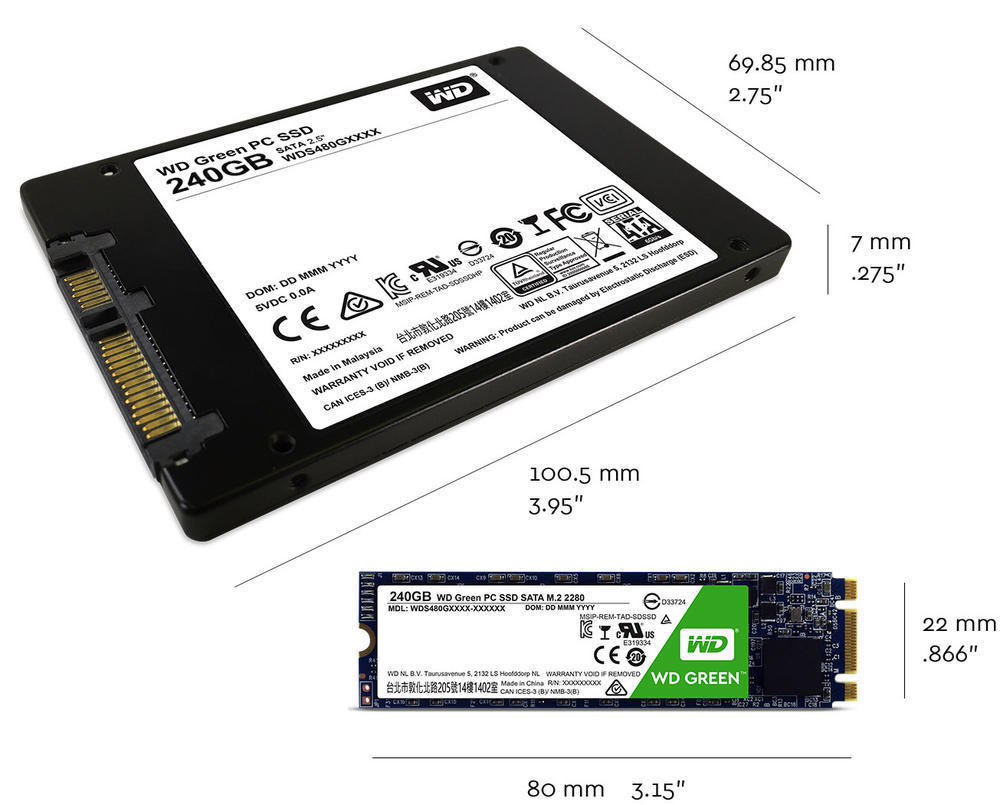 WD Green M.2 2280 480GB SSD
