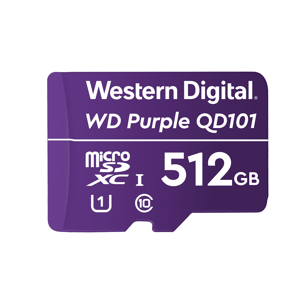 WD Western Digital Purple 512GB microSD Surveillance SC QD101